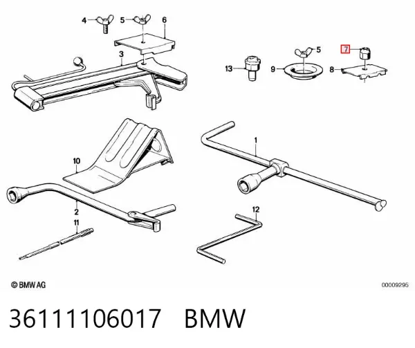 Колісні гайки 36111106017 BMW