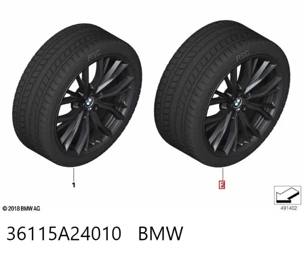  36115A24010 BMW