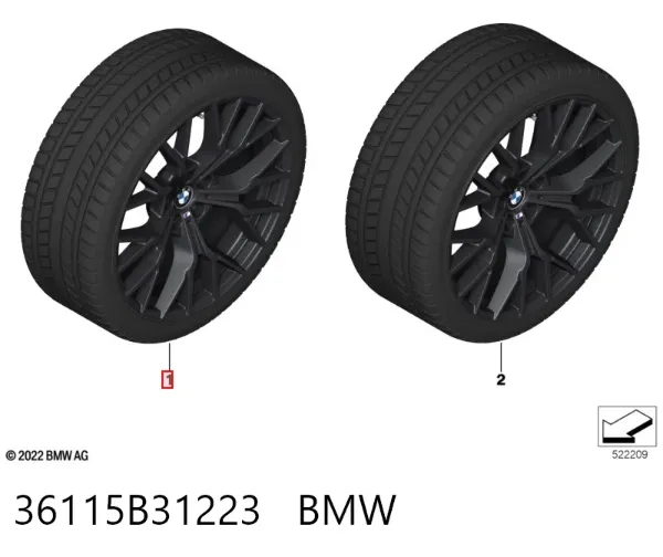  36115B31223 BMW