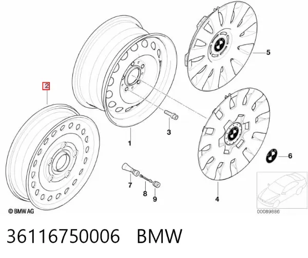  36116750006 BMW