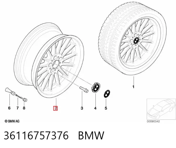  36116757376 BMW