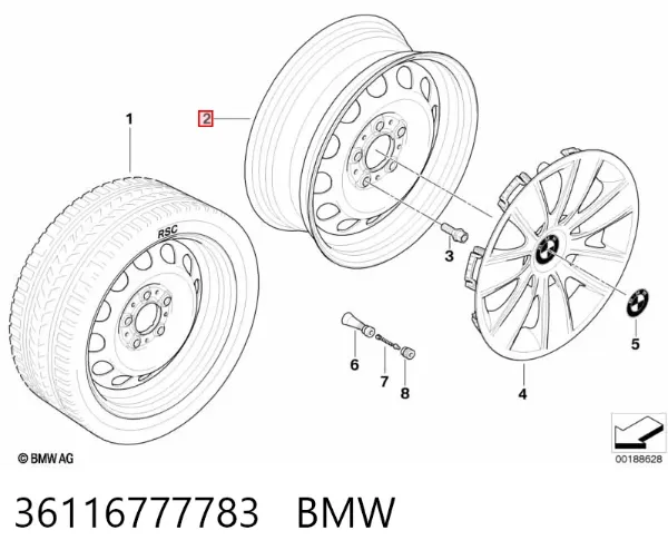  36116777783 BMW