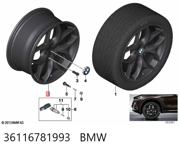  36116781993 BMW