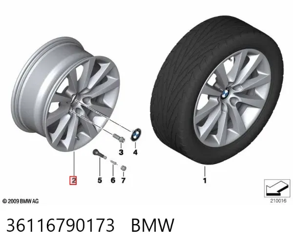  36116790173 BMW