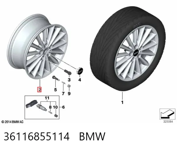  36116855114 BMW
