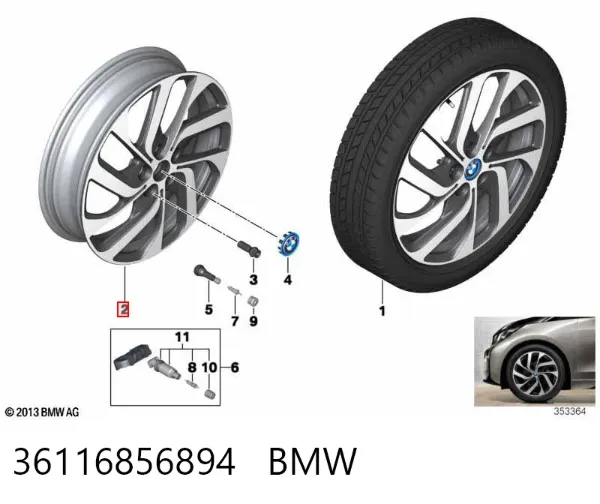  36116856894 BMW
