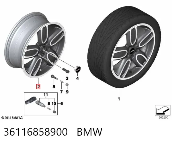  36116858900 BMW