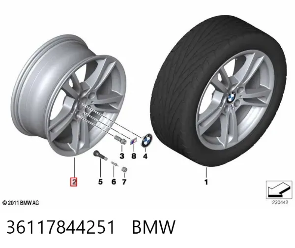  36117844251 BMW