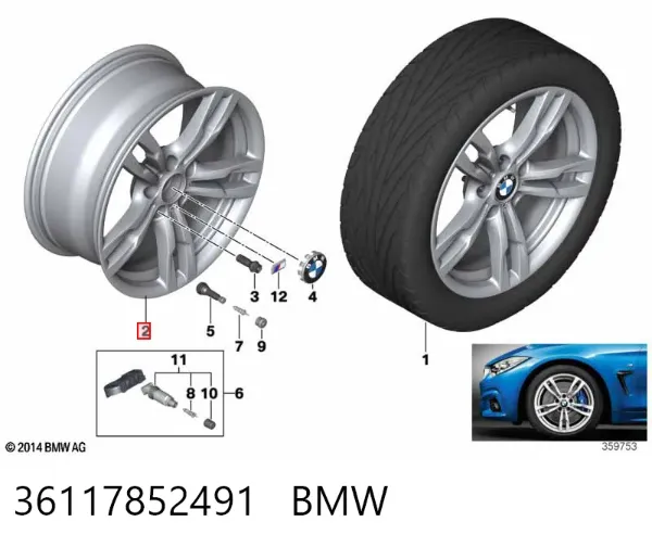  36117852491 BMW