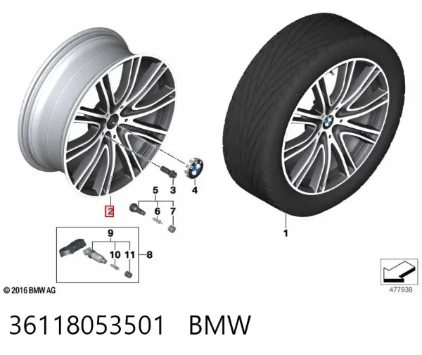  36118053501 BMW