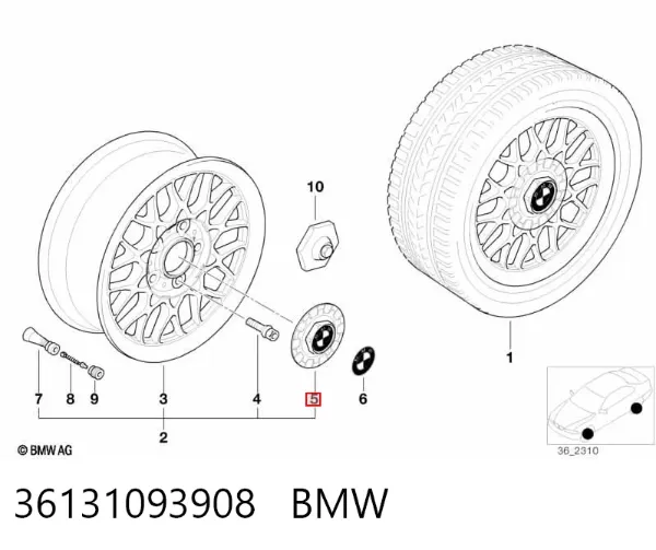  36131093908 BMW