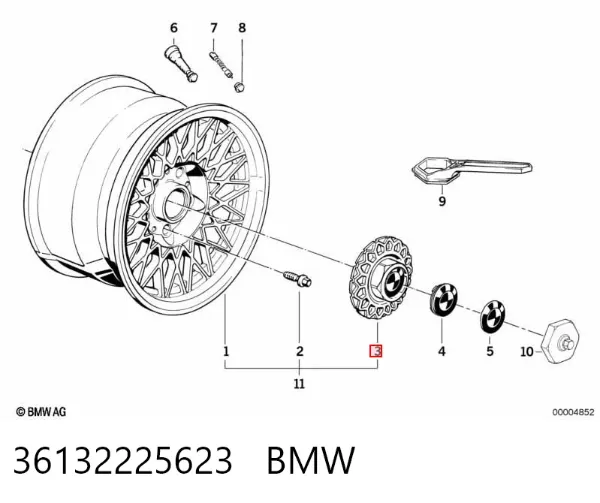 Ковпаки 36132225623 BMW