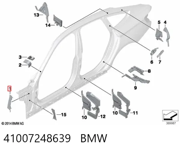  41007248639 BMW