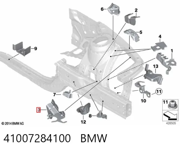  41007284100 BMW