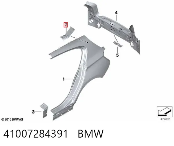  41007284391 BMW