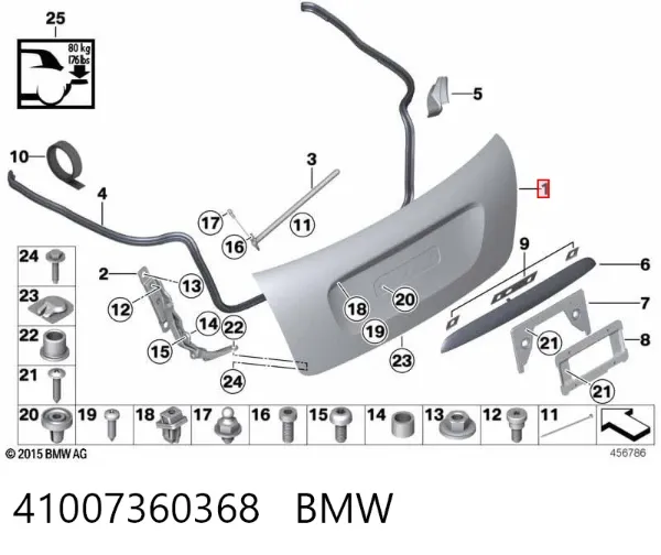  41007360368 BMW