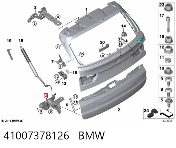  41007378126 BMW