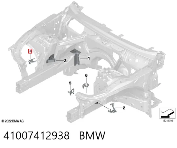  41007412938 BMW