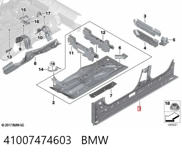  41007474603 BMW