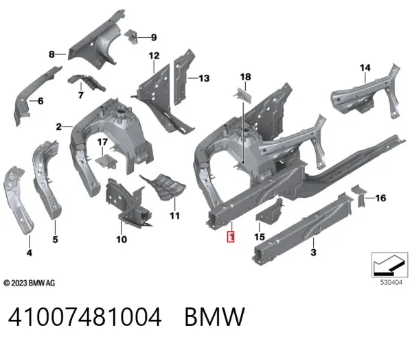  41007481004 BMW