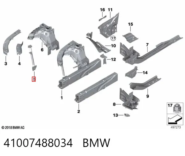  41007488034 BMW