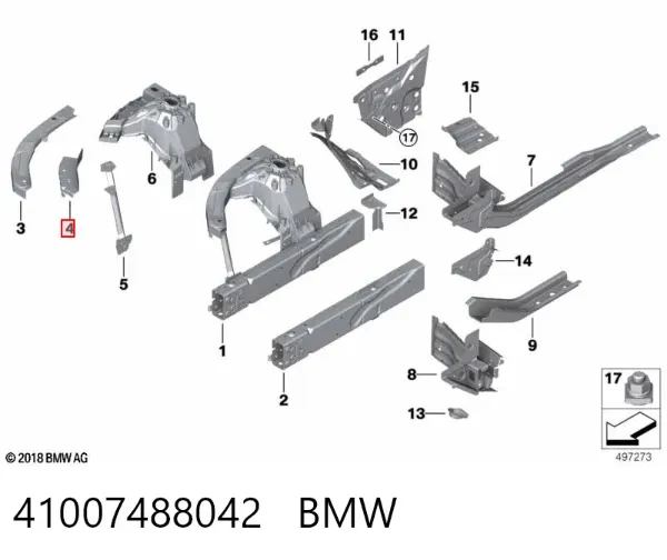 41007488042 BMW