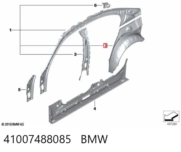 41007488085 BMW