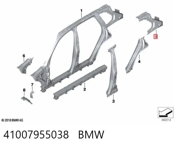  41007955038 BMW