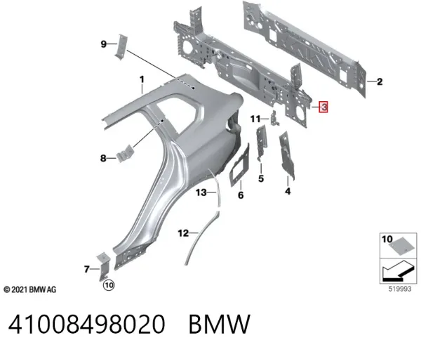  41008498020 BMW