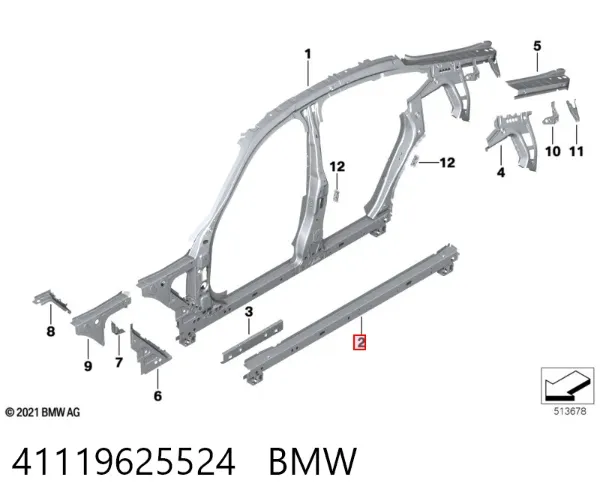  41119625524 BMW