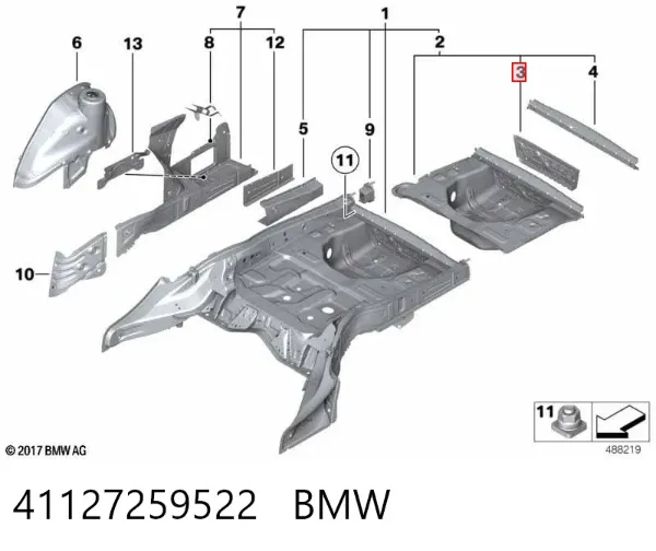  41127259522 BMW