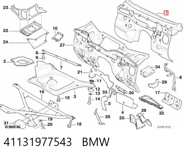  41131977543 BMW