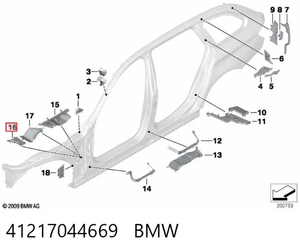  41217044669 BMW