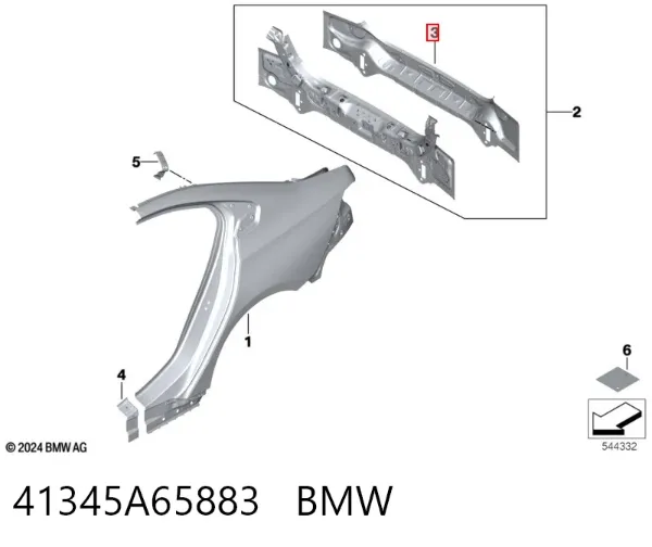  41345A65883 BMW