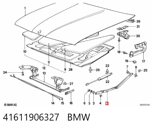  41611906327 BMW