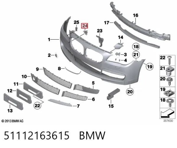  51112163615 BMW