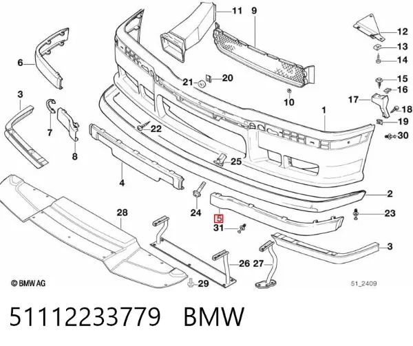  51112233779 BMW