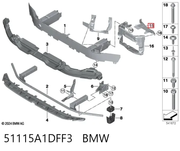  51115A1DFF3 BMW