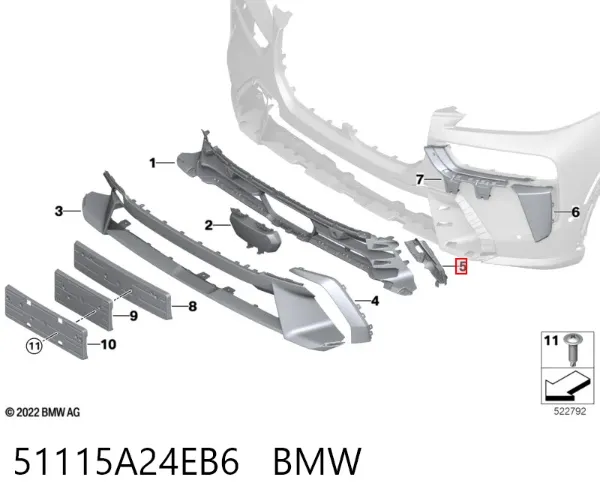 51115A24EB6 BMW