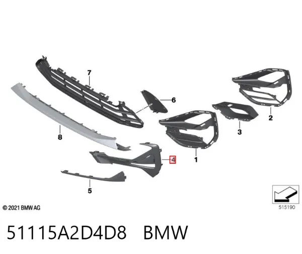  51115A2D4D8 BMW