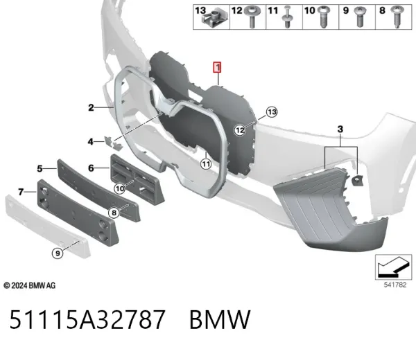  51115A32787 BMW