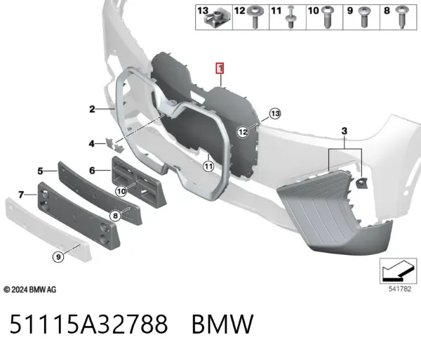  51115A32788 BMW