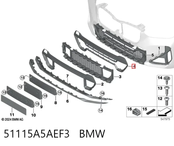  51115A5AEF3 BMW