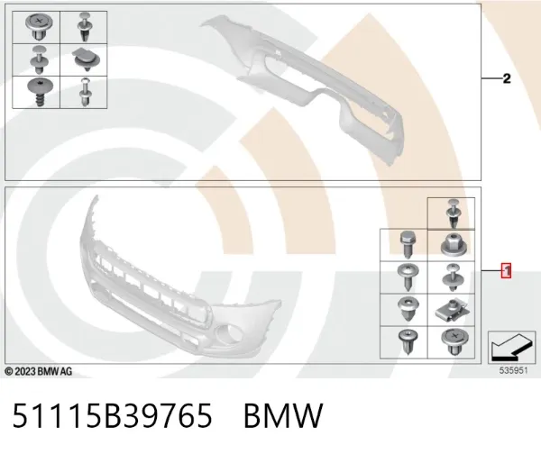  51115B39765 BMW