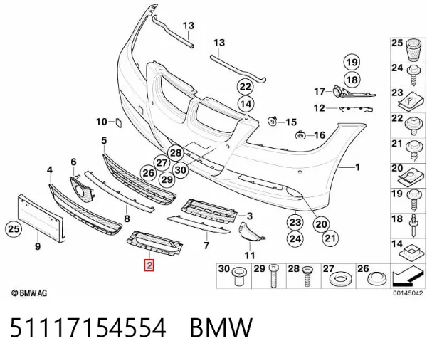  51117154554 BMW