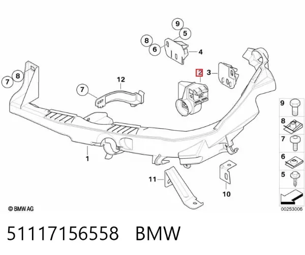  51117156558 BMW