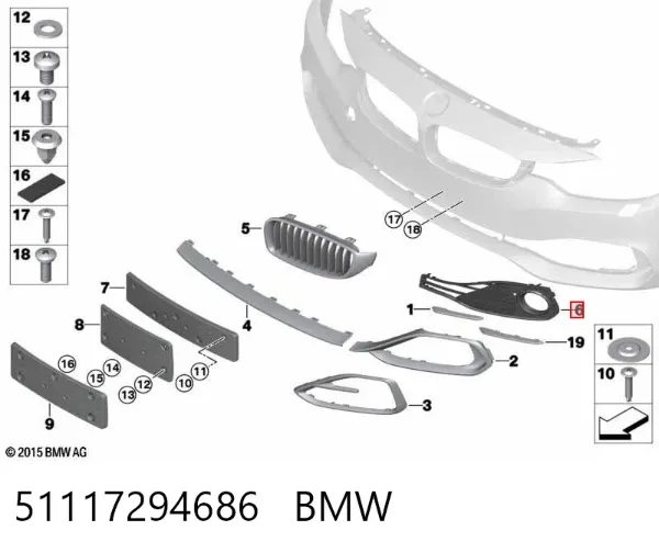  51117294686 BMW