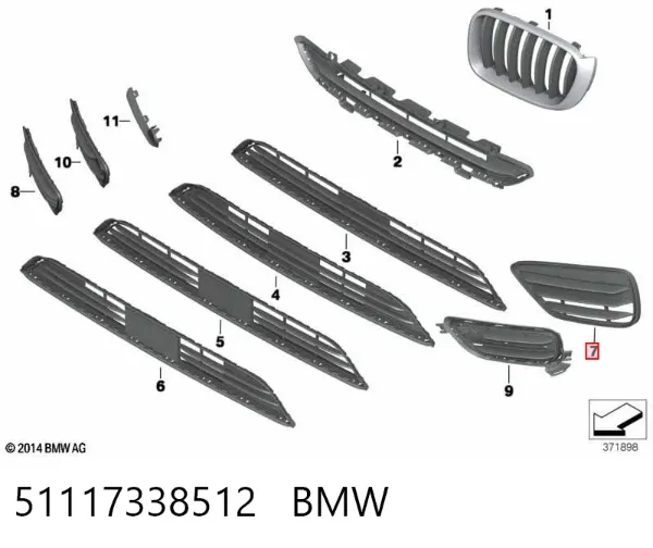  51117338512 BMW