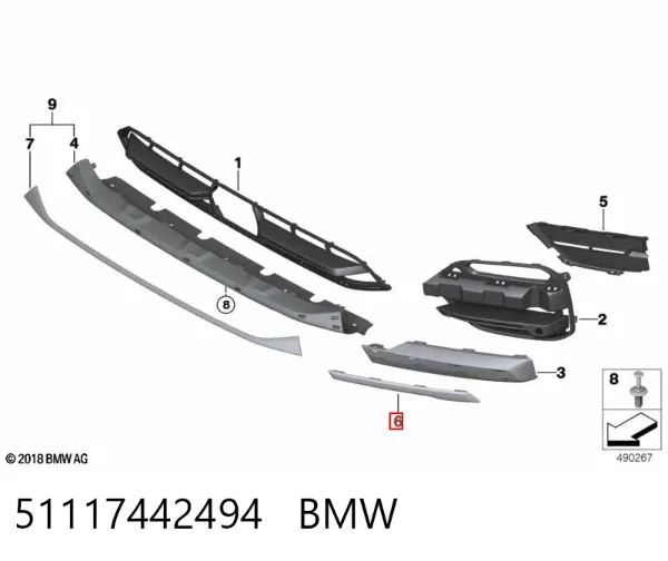  51117442494 BMW