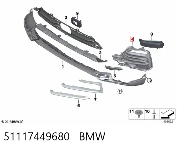  51117449680 BMW